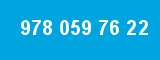 978 059 76 22 978 059 76 22